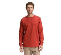 TOM TAILOR 1048902 T-Shirt à Manches Longues, 14302-Velvet Red, L Homme