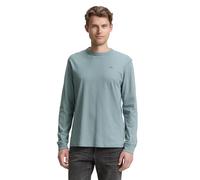 TOM TAILOR 1048902 T-Shirt à Manches Longues, 27475-Grey Mint, M Hommes