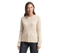 TOM TAILOR 1049129 Pull-Over, 36844-sand Stone Beige Melange, S Femme