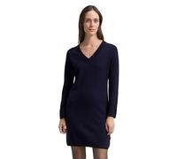 TOM TAILOR 1049139 Robe, 13160-Knitted Navy Melange, 40 Femmes