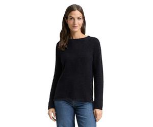 TOM TAILOR 1049152 Pull-Over, 39241-black Stripe with featheryarn, XXL Femme