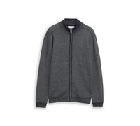 TOM TAILOR 1049482 Cardigan, 39373-navy offwhite Dot Stripe, M Homme