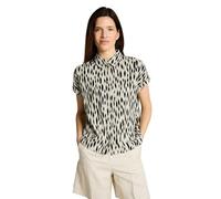 TOM TAILOR 1049799 Blouse, 39758-Sable Stone Beige Abstract Dot, 40 Femmes