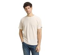 TOM TAILOR 1050142 T-Shirt, 10348-Gardenia White, L Hommes