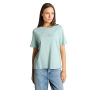 TOM TAILOR 1050426 T-Shirt, 39622-Bleu Clair et Vert, L Femmes
