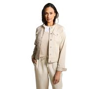 TOM TAILOR 1050531 Blouson en Jean, 40487-Stone Sand Beige, L Femmes