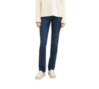TOM TAILOR 202212 Alexa Straight Jeans Femme, 10282 - Dark Stone Wash Denim, 31W / 32L