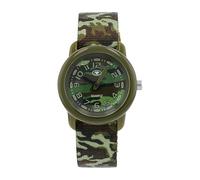 Tom Tailor 2100711 Montre pour garçon avec Bracelet en Textile Vert Étanche 3 Bar Idée Cadeau Livrée dans Une boîte Cadeau