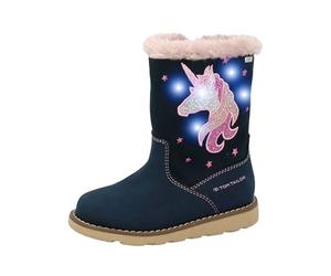 TOM TAILOR 4272301, Botte mi-Mollet Garçon Fille, Denim, 29 EU