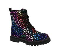 TOM TAILOR 4274510, Botte mi-Mollet Garçon Fille, Noir/Multicolore, 26 EU