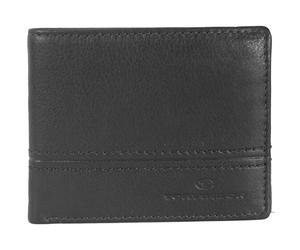 Tom Tailor Basics Jerry Porte-monnaie en cuir 15 cm noir