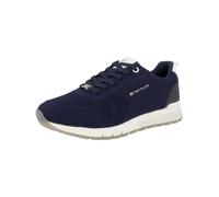 TOM TAILOR Baskets basses bleu foncé / blanc, Taille 41