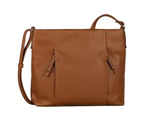 TOM TAILOR Beca Sac fourre-tout pour femme, marron cognac, cognac marron