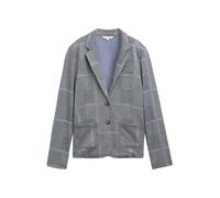 TOM TAILOR Blazer bleu marine / bleu-gris / blanc, Taille 42