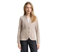Tom Tailor 1038703 Ottoman Structure Blazer Beige M Femme