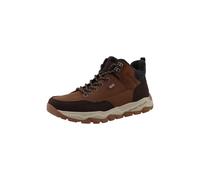 TOM TAILOR Bottines à lacets cognac / brun foncé / noir chiné, Taille 46