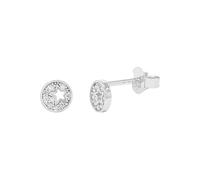 TOM TAILOR - Boucles d'Oreilles pour Fille en Argent 925 - avec Zircone - Clou d'Oreille en Forme d'Étoile