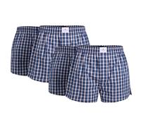 Tom Tailor Boxer, 4er Paquet - Web-Shorts, Coton, Popeline, Kari
