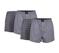 Tom Tailor Boxer, 4er Paquet - Web-Shorts, Coton, Popeline, Kari