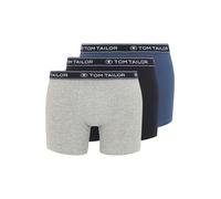 TOM TAILOR Boxers bleu / bleu foncé / gris chiné / noir / blanc, Taille L