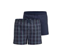 TOM TAILOR Boxers bleu / bleu marine / rouge foncé / blanc, Taille S