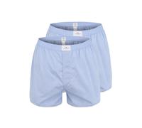TOM TAILOR Boxers bleu clair / bleu foncé / blanc, Taille L