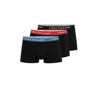 TOM TAILOR Boxers bleu clair / rouge / noir, Taille M