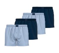 TOM TAILOR Boxers bleu marine / bleu foncé / blanc, Taille M