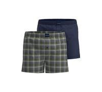 TOM TAILOR Boxers bleu marine / kaki / olive / blanc, Taille S