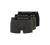 TOM TAILOR Boxers gris chiné / kaki / noir / blanc, Taille L