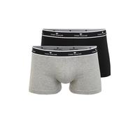 TOM TAILOR Boxers gris chiné / noir, Taille L-XL