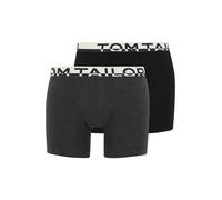 TOM TAILOR Boxers gris foncé / noir / blanc, Taille S