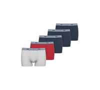 TOM TAILOR Boxers marine / gris clair / rouge, Taille M-L