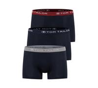 TOM TAILOR Boxers marine / gris / lie de vin / blanc, Taille XXL