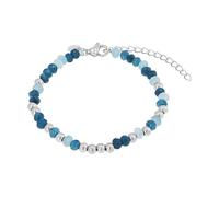 TOM TAILOR - Bracelet pour Femme en Acier inoxydable - Argenté - Avec Perles - Pendentif en Forme de Boules - TT-B0024