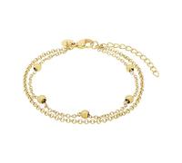 TOM TAILOR - Bracelet pour Femme en Acier inoxydable - Plaqué Or/Doré - TT-B0022
