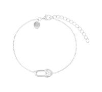 TOM TAILOR - Bracelet pour Femme en Argent 925 - avec Zircone - Pendentif en Forme de Cœur - TT-B0080