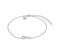 TOM TAILOR - Bracelet pour Femme en Argent 925 - avec Zircone - Pendentif en Forme d'Infini - TT-B0026