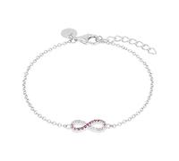 TOM TAILOR - Bracelet pour Fille en Argent 925 - avec Zircone - Pendentif en Forme d'Infini - TT-B0015
