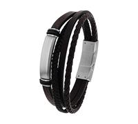 TOM TAILOR - Bracelet pour Homme en Acier inoxydable - Argenté - TT-B0057