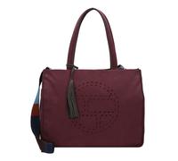 TOM TAILOR Cabas 'Ronda' rouge foncé, Taille One Size