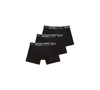 TOM TAILOR Caleçon Taille Basse Pack Boxer Tronc Hipster en Denim pour dans Un Lot de Trois avec Stretch, 29999-Noir, 3 pour des Hommes