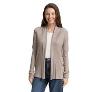 TOM TAILOR Cardigan en Tricot pour Femme, 38330 - Doux Taupe mélangé, M