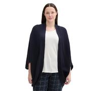 TOM TAILOR Cardigan Plussize pour Femme, 10668 - Sky Captain Blue., Taille Unique