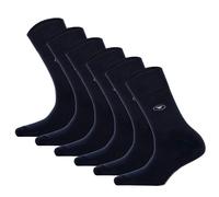 Tom Tailor Chaussettes Femmes 6er Pack- Basic, Mélange, Unicolore Marine 39-42
