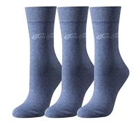 Tom Tailor Chaussettes opaques pour femme - Bleu - 35-38