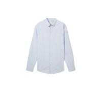 TOM TAILOR Chemise bleu clair / blanc, Taille XL