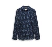 TOM TAILOR Chemise marine / bleu clair / rouge, Taille L