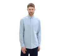 TOM TAILOR Chemise pour Homme, 35960 - Chambray Bleu Clair, XXL