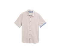 TOM TAILOR Chemise sable / bleu clair, Taille L